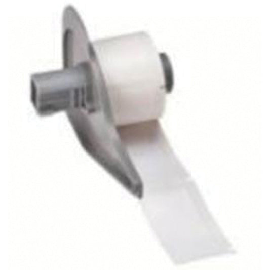 Brady Harsh Environment Multi-Purpose Labels, Polyester, 1" L x 2" H, White