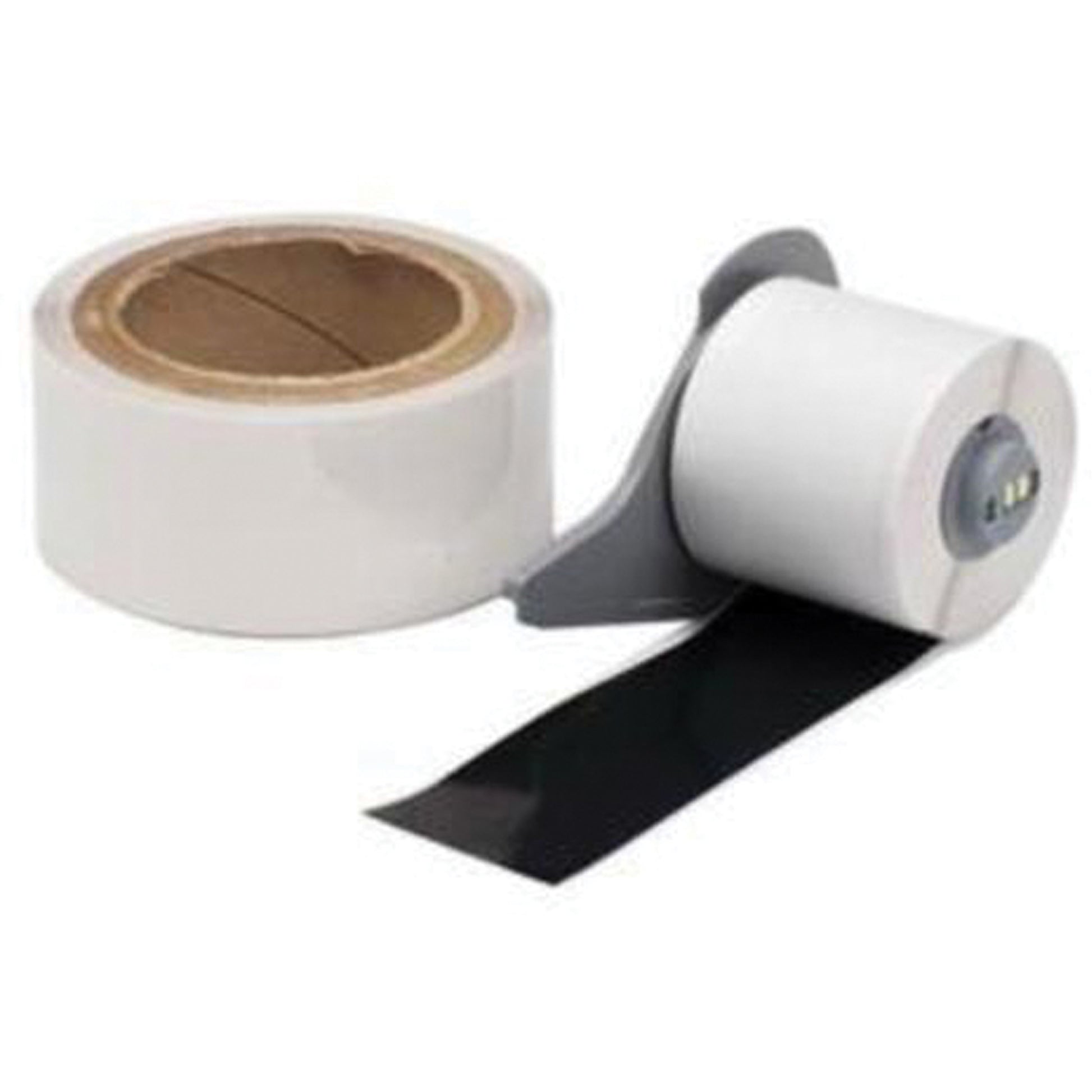 Brady Floor Marking Printer Tape, Polyester, Black, 2" Width