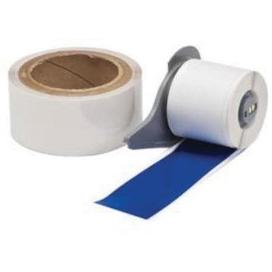 Brady Floor Marking Printer Tape, Polyester, Blue, 2" Width