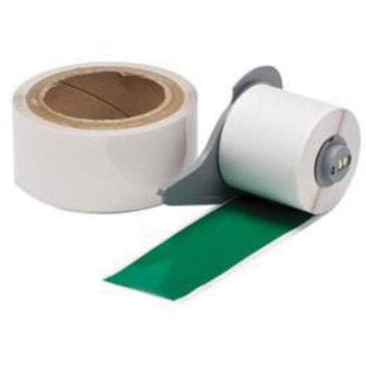 Brady Floor Marking Printer Tape, Polyester, Green, 2" Width
