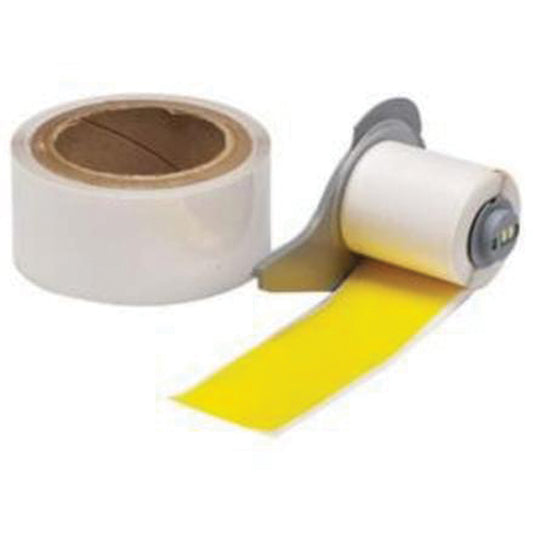 Brady Floor Marking Printer Tape, Polyester, Yellow, 2" Width