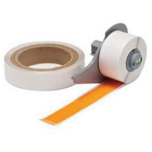 Brady Floor Marking Printer Tape, Polyester, Orange, 1" Width