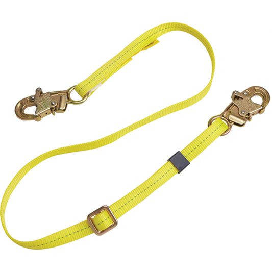 3M DBI Sala Fall Protection Web Adjustable Positioning Lanyard, 1 Legs, 6', CSA Class B, Polyester