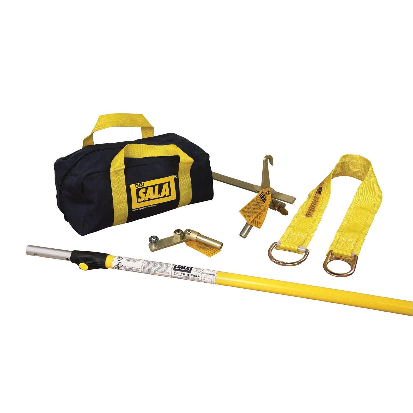 3M DBI Sala Fall Protection DBI-SALA® First-Man-Up™ Remote Anchoring System, 16' L, Web Lifeline