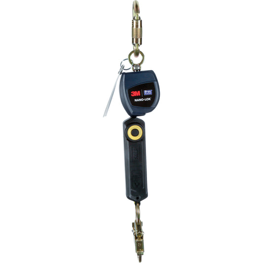 3M DBI Sala Fall Protection Nano-Lok™ Self-Retracting Lifeline, 6', Polyester/Web, Swivel