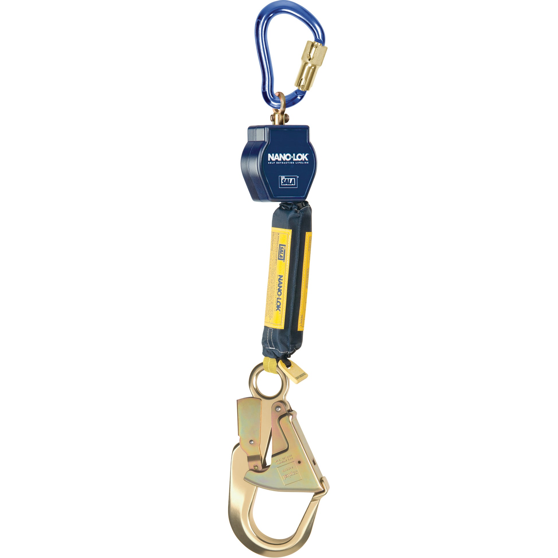 3M DBI Sala Fall Protection Nano-Lok™ Self Retracting Lifeline, 6', Dyneema®, Swivel