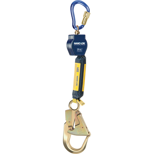 3M DBI Sala Fall Protection Nano-Lok™ Self Retracting Lifeline, 6', Dyneema®, Swivel