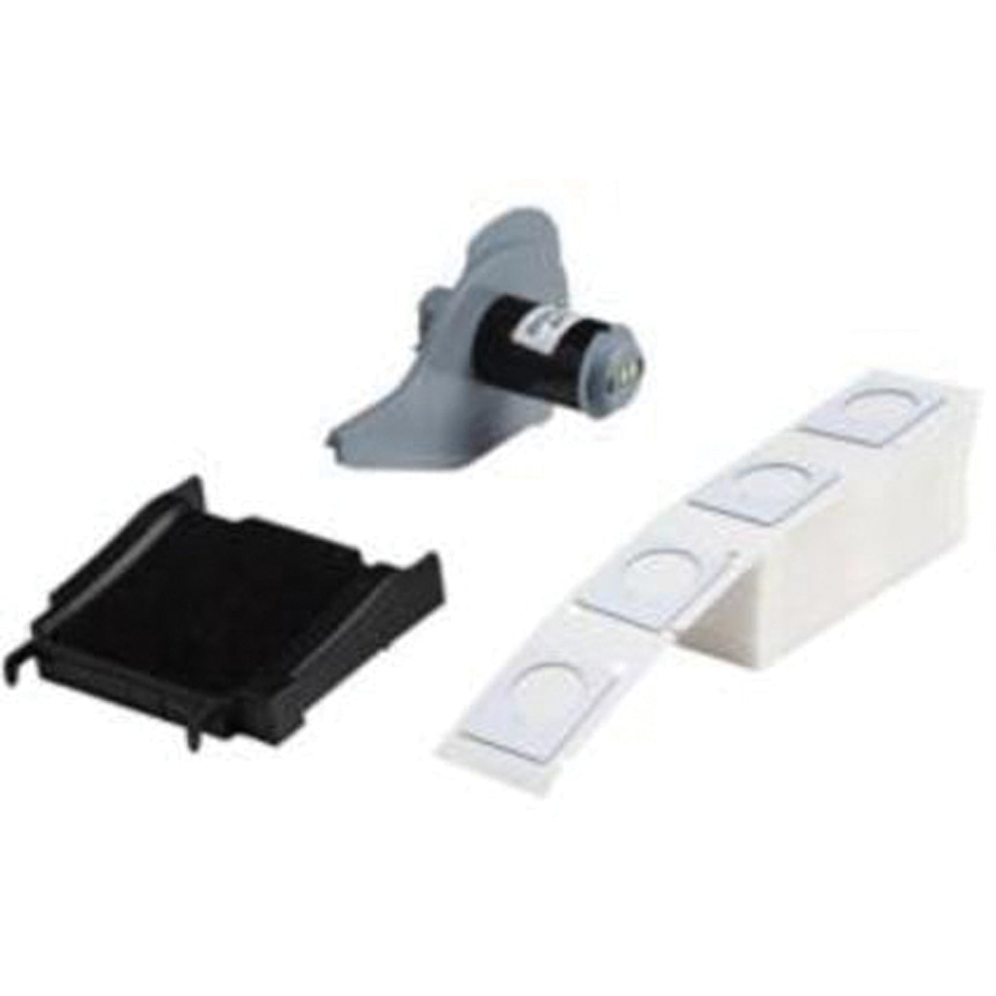 Brady Raised Push-Button Panel Labels, Polyester, 1.2" L x 1.5" H, White