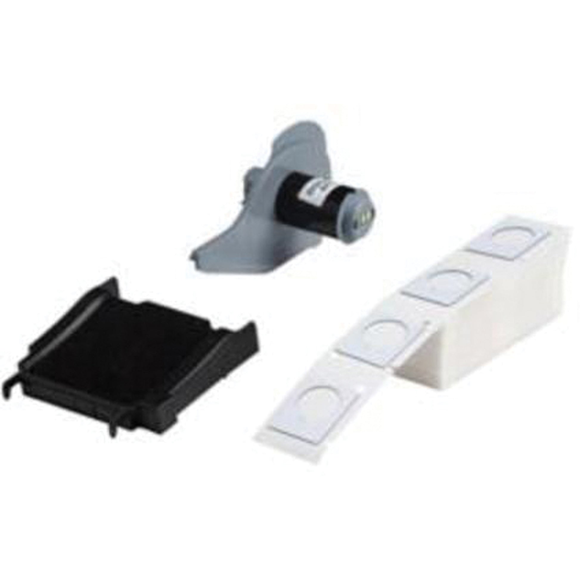 Brady Raised Push-Button Panel Labels, Polyester, 1.2" L x 1.5" H, White