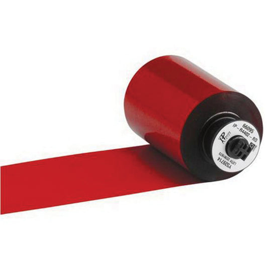 Brady Series R4400 Printer Ribbon, 3.27" x 984', Red