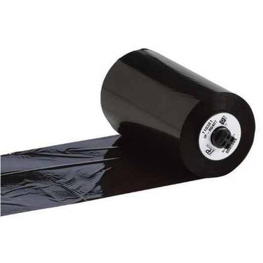 Brady Series R6400 Printer Ribbon, 4.33" x 984', Black