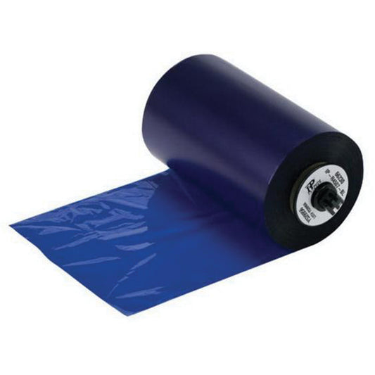 Brady Series R4400 Printer Ribbon, 4.33" x 984', Blue