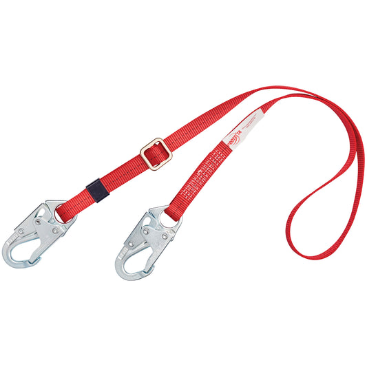 3M Protecta Fall Protection PRO™ Adjustable Web-Positioning Lanyard, 1 Legs, 6', CSA Class B, Polyester