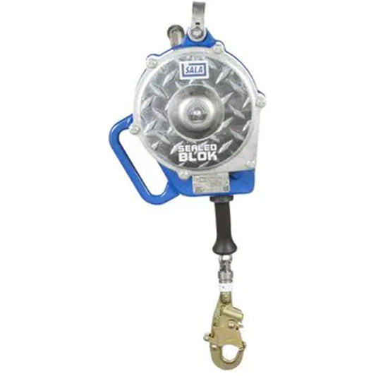 3M DBI Sala Fall Protection Sealed Blok™ Self-Retracting Lifeline, 30', Stainless Steel, Swivel