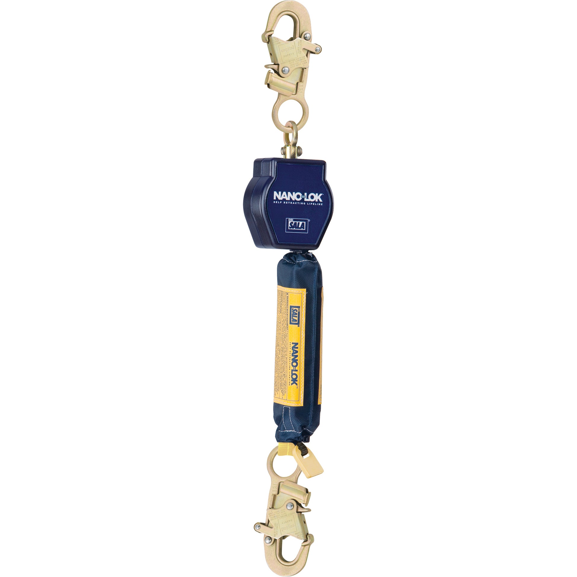 3M DBI Sala Fall Protection Nano-Lok™ Self-Retracting Lifeline, 6', Dyneema®/Polyester, Swivel