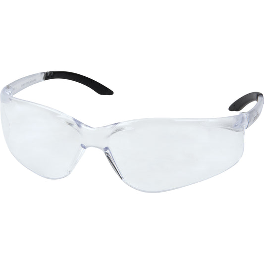 Zenith Safety Products Z2400 Series Safety Glasses, Clear Lens, Anti-Scratch, ANSI Z87+/Meets/Exceeds CSA Z94.3