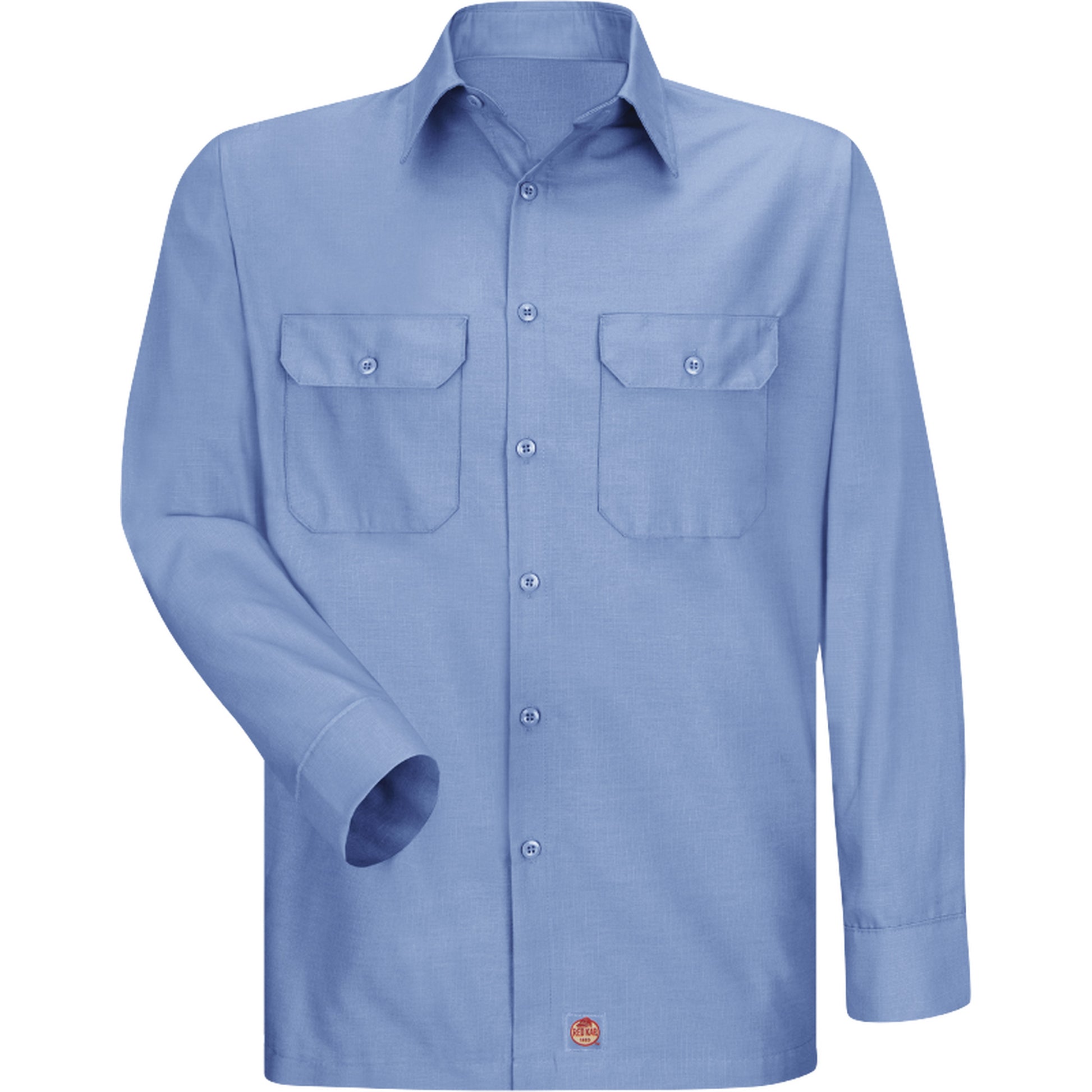 Red Kap Long Sleeve Ripstop Shirt, Men's, X-Large, Blue