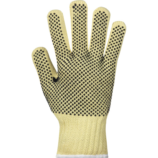 Superior Glove Works Ltd. GLOVE DOT BOTH SIDE MEDKEVLAR YELLW 118GR/PR