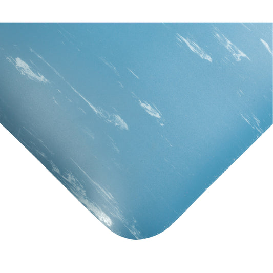 Wearwell Tile-Top Select Anti-Microbial Mats No.494, Smooth, 2' x 60' x 7/8", Blue, PVC