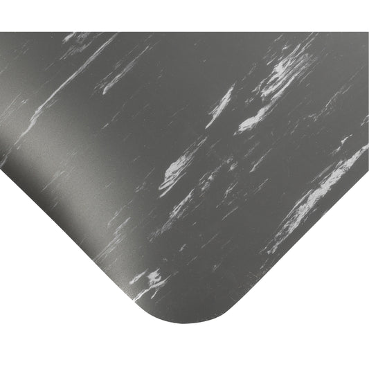 Wearwell Tile-Top Select Anti-Microbial Mats No.494, Smooth, 4' x 60' x 7/8", Charcoal, PVC