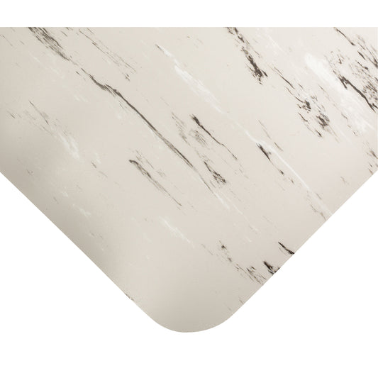Wearwell Tile-Top Select Anti-Microbial Mats No.494, Smooth, 3' x 60' x 7/8", Grey, PVC