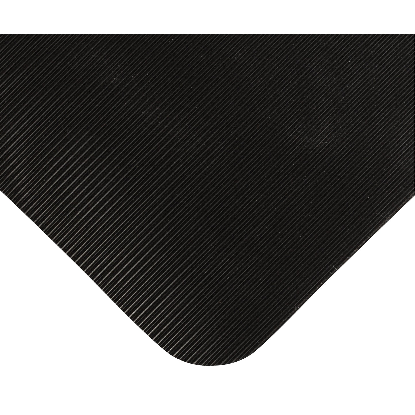 Wearwell Double Duty Switchboard Mats No.720, Corrugated, 3' x 75' x 5/8", Black, PVC