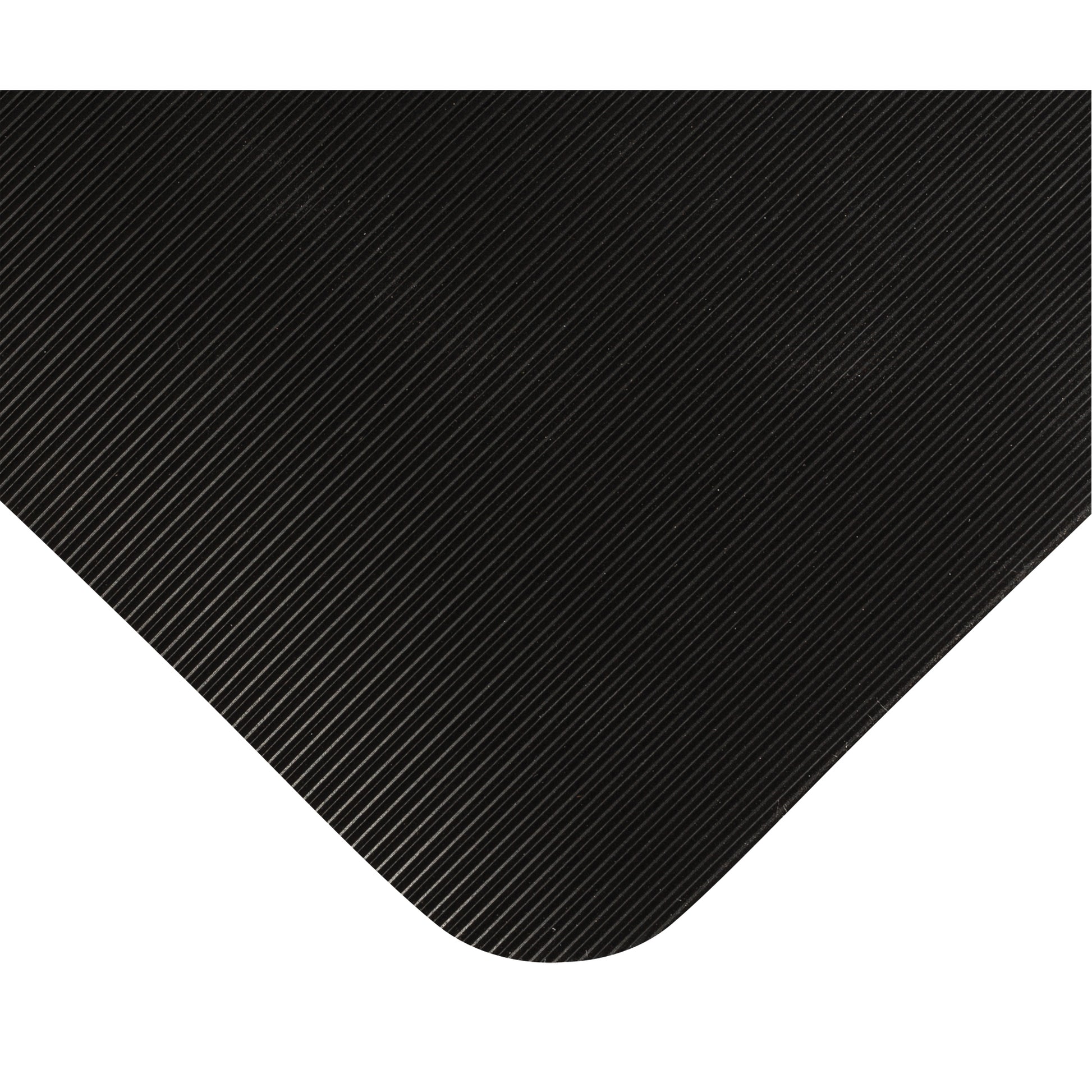 Wearwell Double Duty Switchboard Mats No.720, Corrugated, 3' x 75' x 5/8", Black, PVC