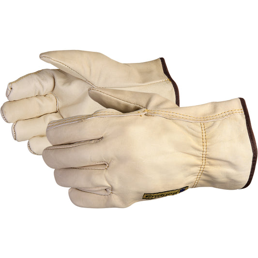 Superior Glove Works Ltd. Endura® Driver's Gloves, X-Large, Grain Cowhide Palm, Fleece Inner Lining