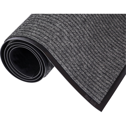 Mat Tech Needle-Rib™ Matting, Wiper/Scraper, 3' x 10' x 15/16", Grey