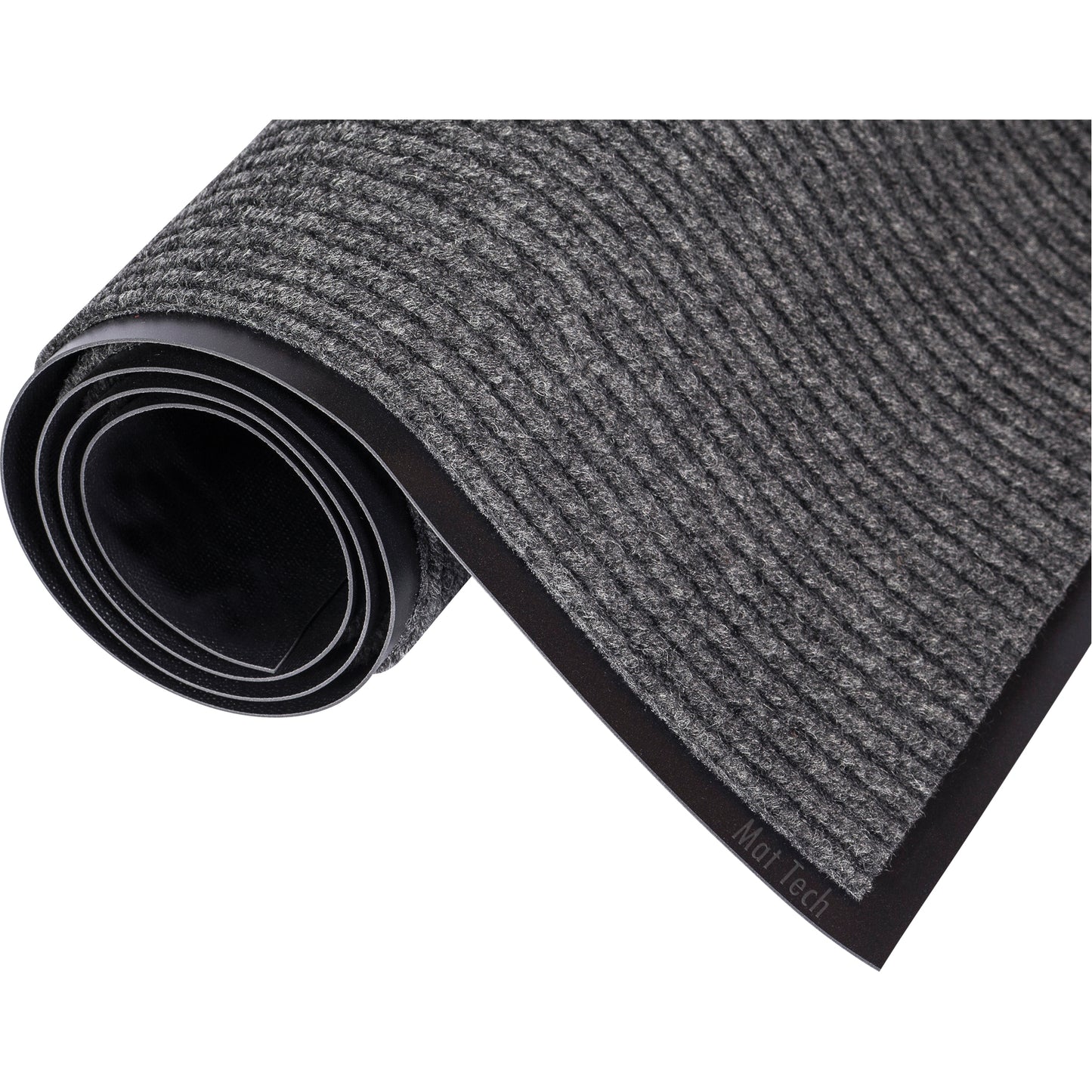 Mat Tech Needle-Rib™ Matting, Wiper/Scraper, 4' x 45' x 15/16", Grey