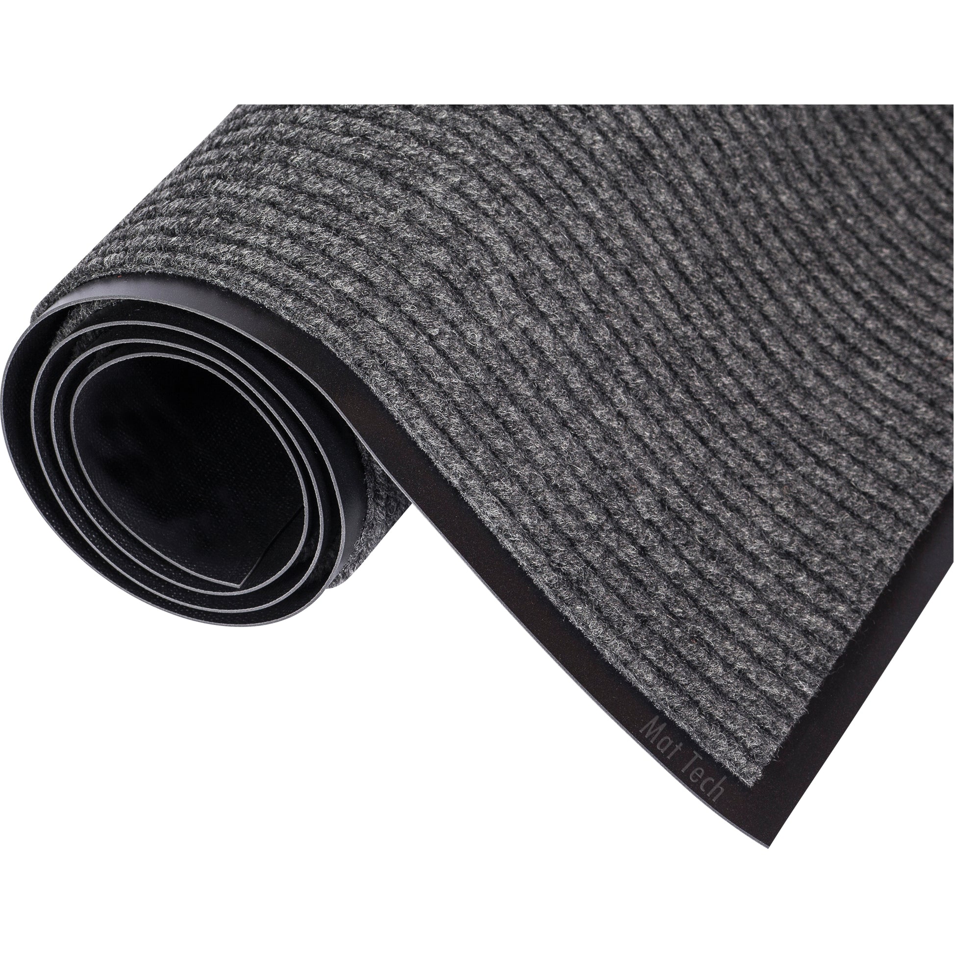 Mat Tech Needle-Rib™ Matting, Wiper/Scraper, 4' x 45' x 15/16", Grey