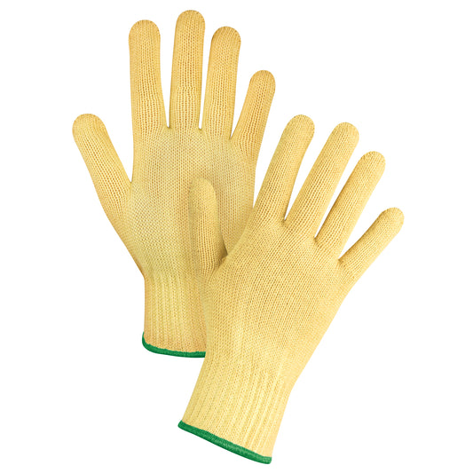 Zenith Safety Products Seamless String Knit Gloves, Size Medium/8, 7 Gauge, Kevlar® Shell, ASTM ANSI Level A2/EN 388 Level 3