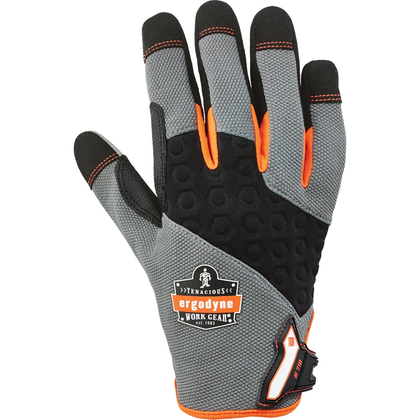 Ergodyne ProFlex® 710 Heavy-Duty Utility Gloves, Synthetic Palm, Size Small