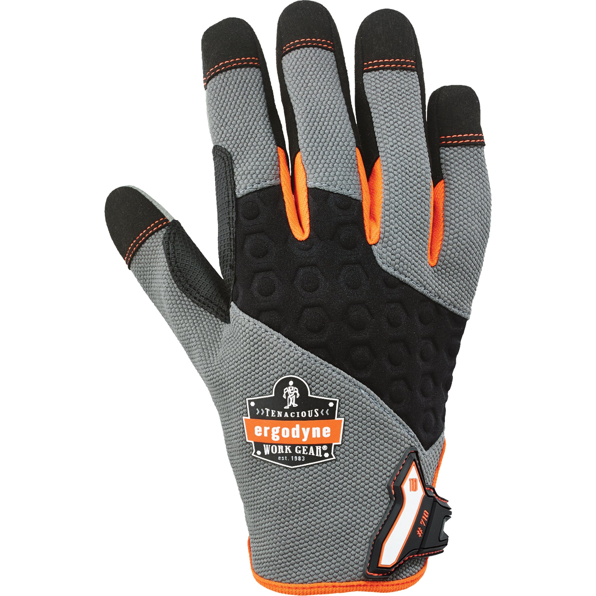 Ergodyne ProFlex® 710 Heavy-Duty Utility Gloves, Synthetic Palm, Size Small