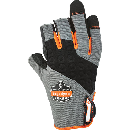 Ergodyne ProFlex® 720 Heavy-Duty Framing Gloves, 2X-Large, Synthetic Palm, Hook & Loop Cuff