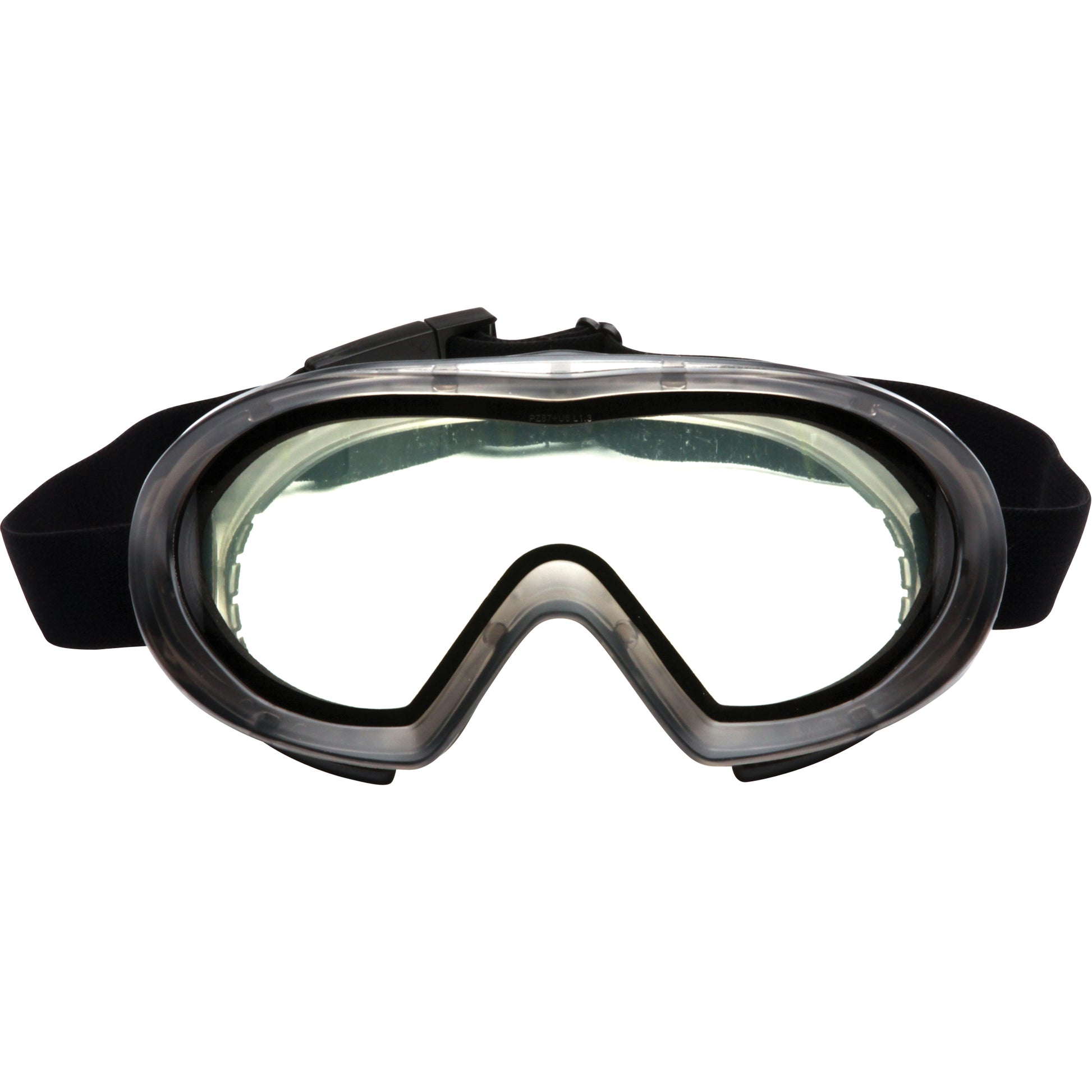 Pyramex Capstone Dual Lens Safety Goggles, Clear Lens, Anti-Fog/Anti-Scratch, Indirect Vent