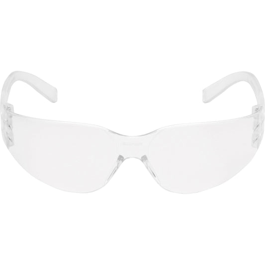Pyramex Intruder Safety Glasses, Clear Lens, Anti-Scratch, ANSI Z87+/Meets/Exceeds CSA Z94.3