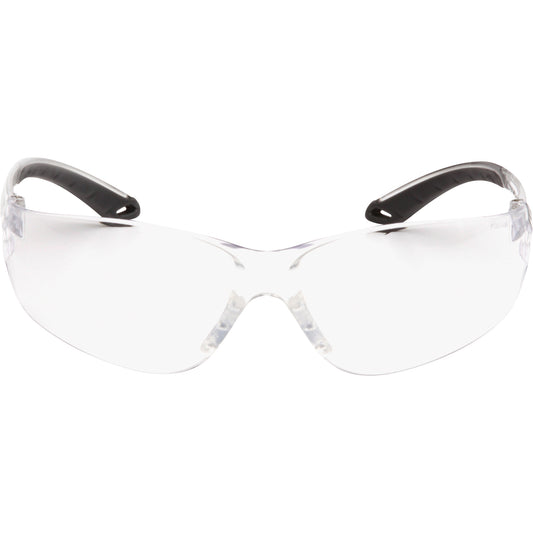 Pyramex Itek™ Safety Glasses, Clear Lens, Anti-Scratch, ANSI Z87+/Meets/Exceeds CSA Z94.3