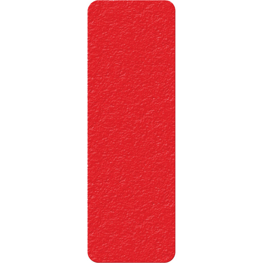 Incom Top Tape & Label Lean 5S Manufacturing Markers, Rectangle, 6" L x 2" W, Red, Vinyl