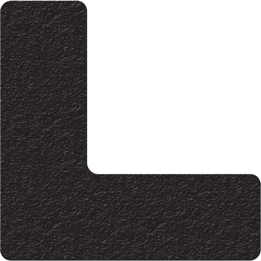 Incom Top Tape & Label Lean 5S Manufacturing Markers, L, 6" L x 6" W, Black, Vinyl