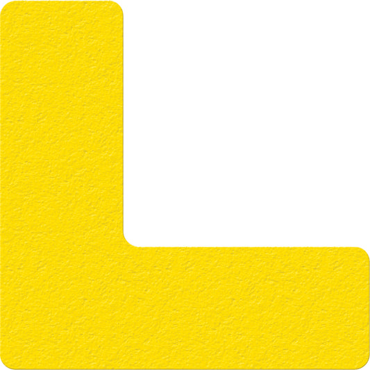 Incom Top Tape & Label Lean 5S Manufacturing Markers, L, 6" L x 6" W, Yellow, Vinyl