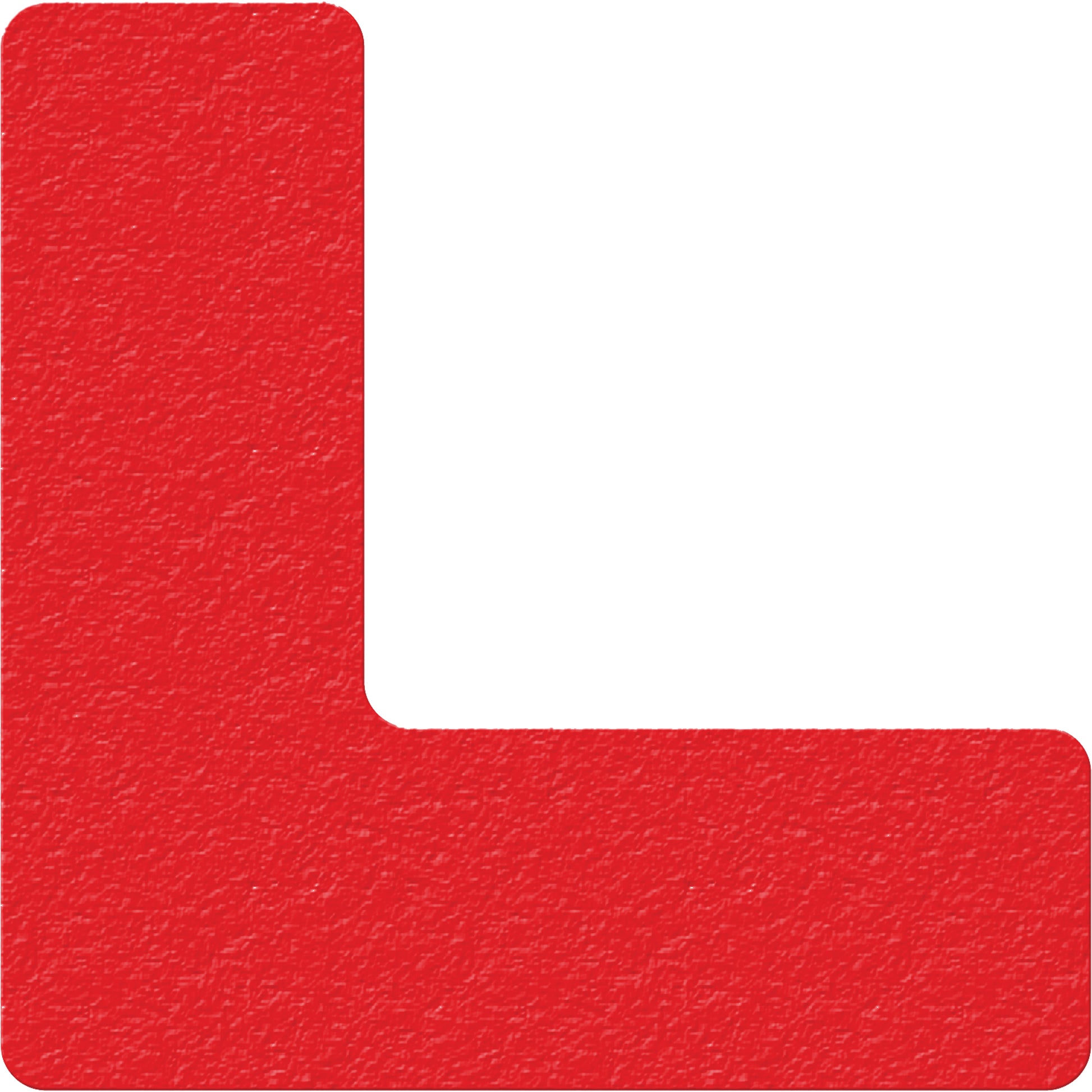 Incom Top Tape & Label Lean 5S Manufacturing Markers, L, 6" L x 6" W, Red, Vinyl
