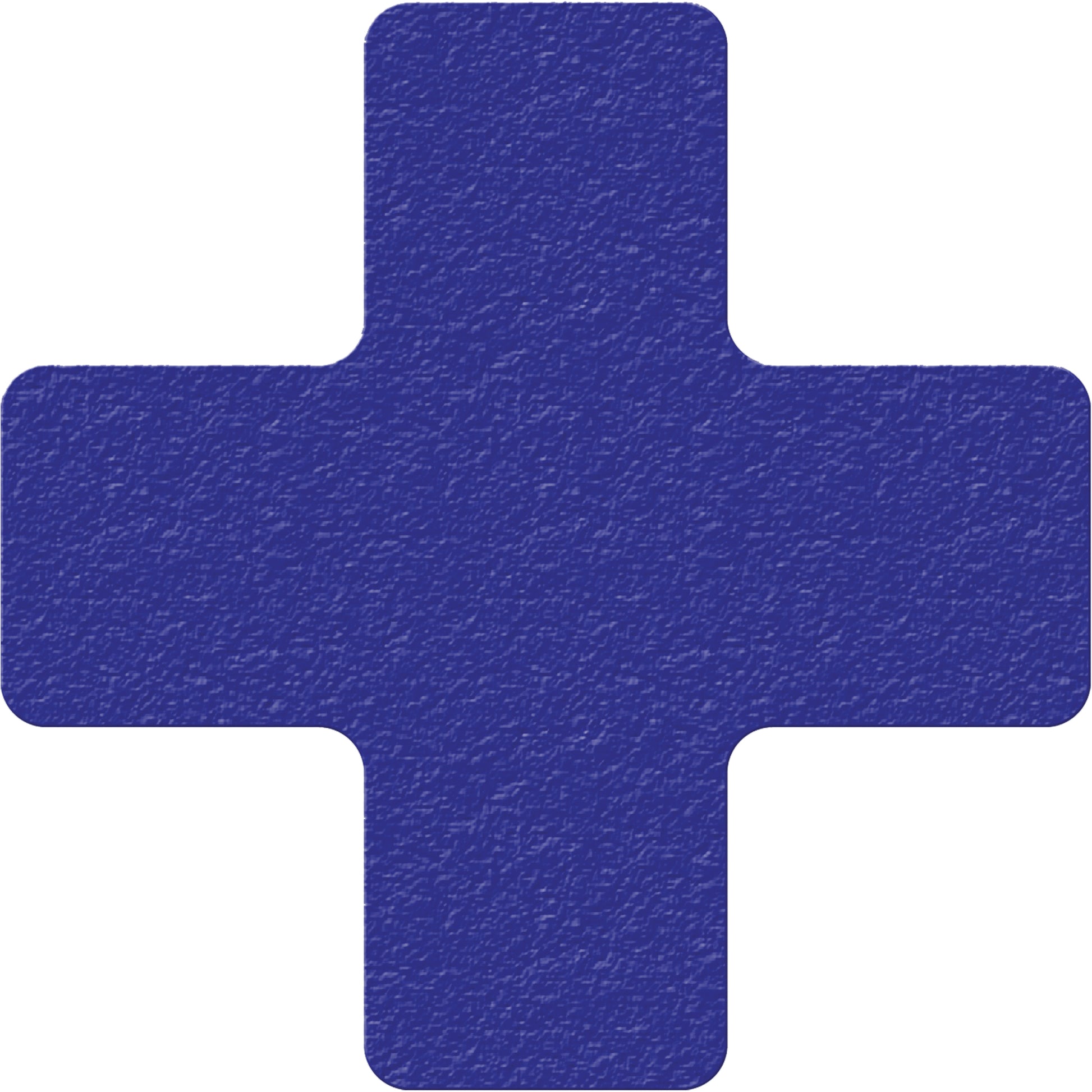 Incom Top Tape & Label Lean 5S Manufacturing Markers, Cross, 6" L x 6" W, Blue, Vinyl