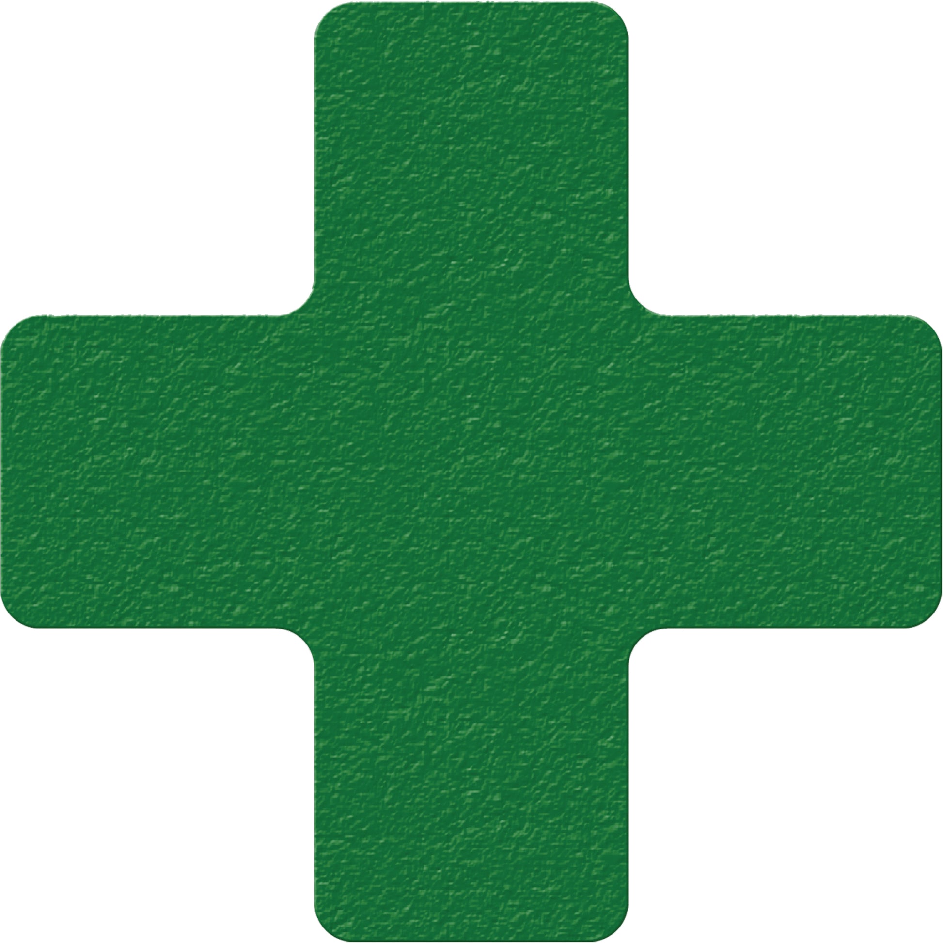 Incom Top Tape & Label Lean 5S Manufacturing Markers, Cross, 6" L x 6" W, Green, Vinyl