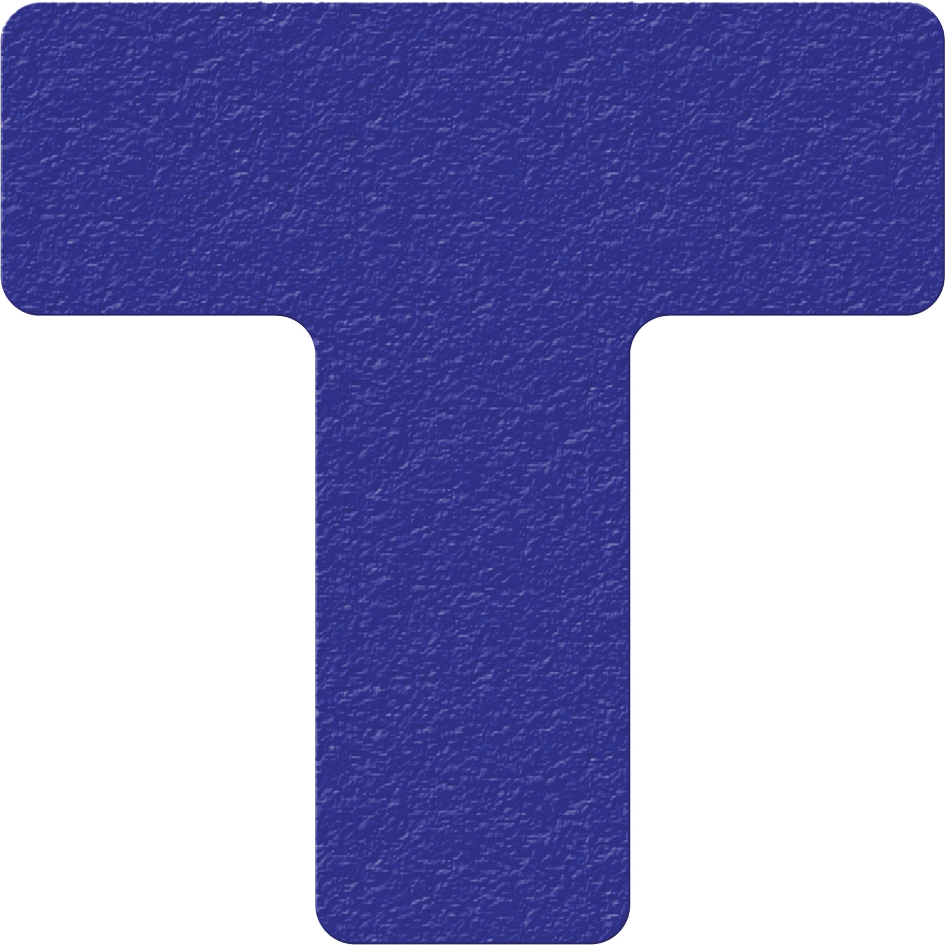 Incom Top Tape & Label Lean 5S Manufacturing Markers, T, 6" L x 6" W, Blue, Vinyl