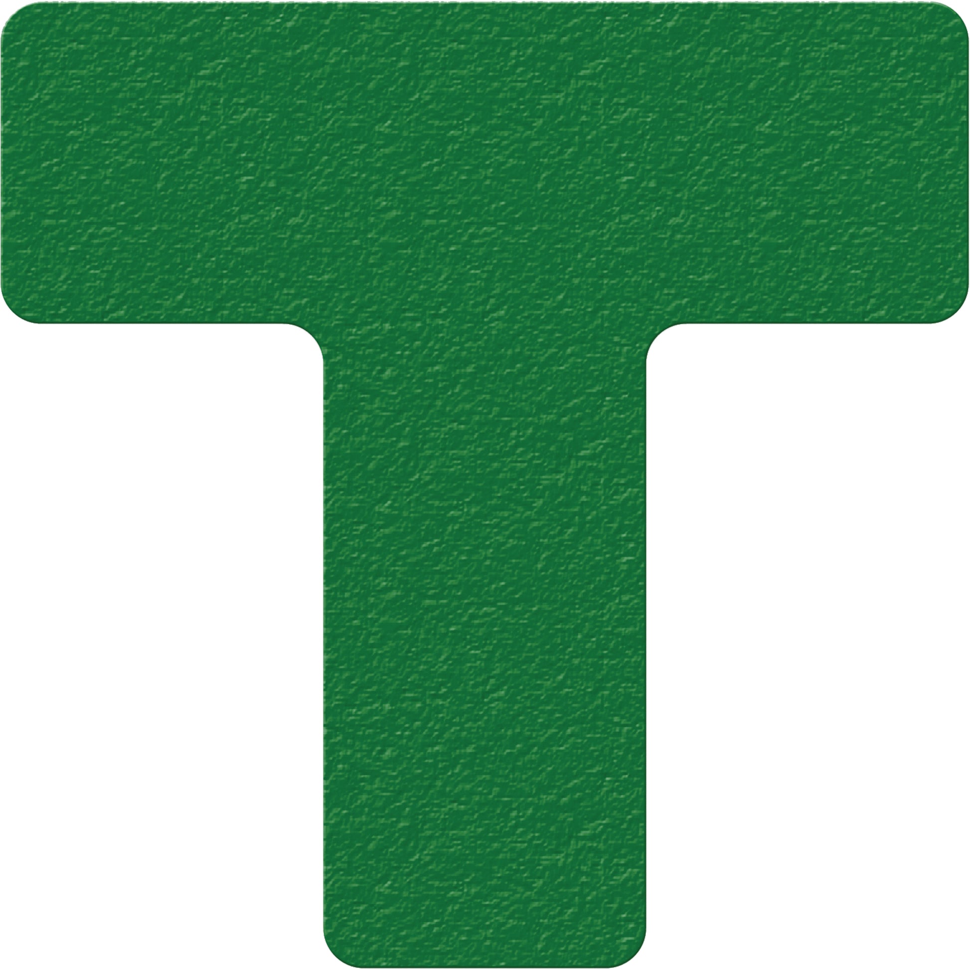 Incom Top Tape & Label Lean 5S Manufacturing Markers, T, 6" L x 6" W, Green, Vinyl