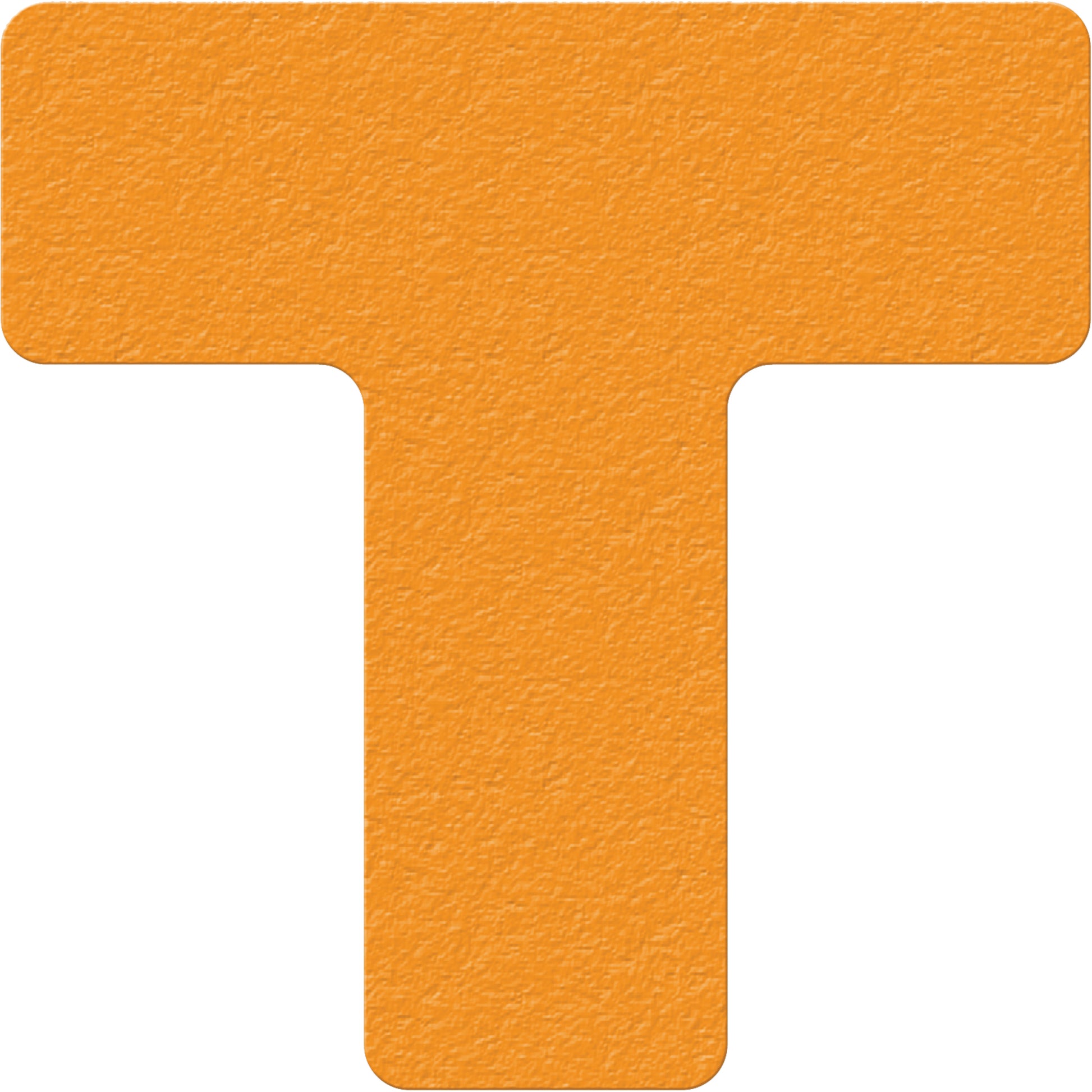 Incom Top Tape & Label Lean 5S Manufacturing Markers, T, 6" L x 6" W, Orange, Vinyl