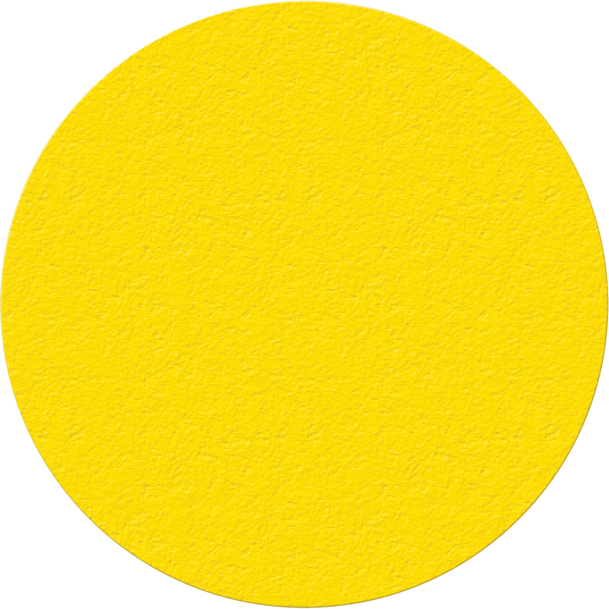 Incom Top Tape & Label Lean 5S Manufacturing Markers, Circle, 6" L x 6" W, Yellow, Vinyl