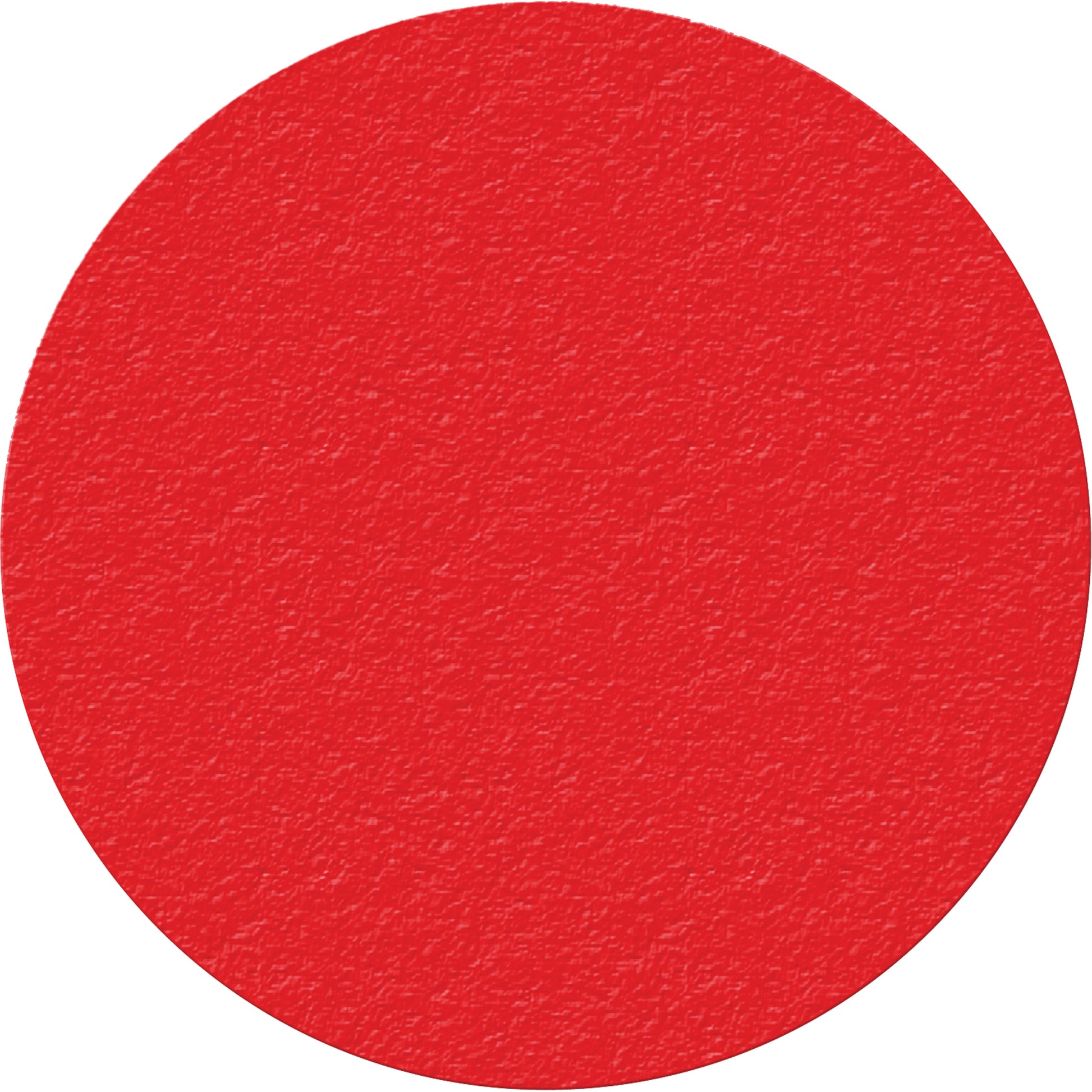 Incom Top Tape & Label Lean 5S Manufacturing Markers, Circle, 6" L x 6" W, Red, Vinyl