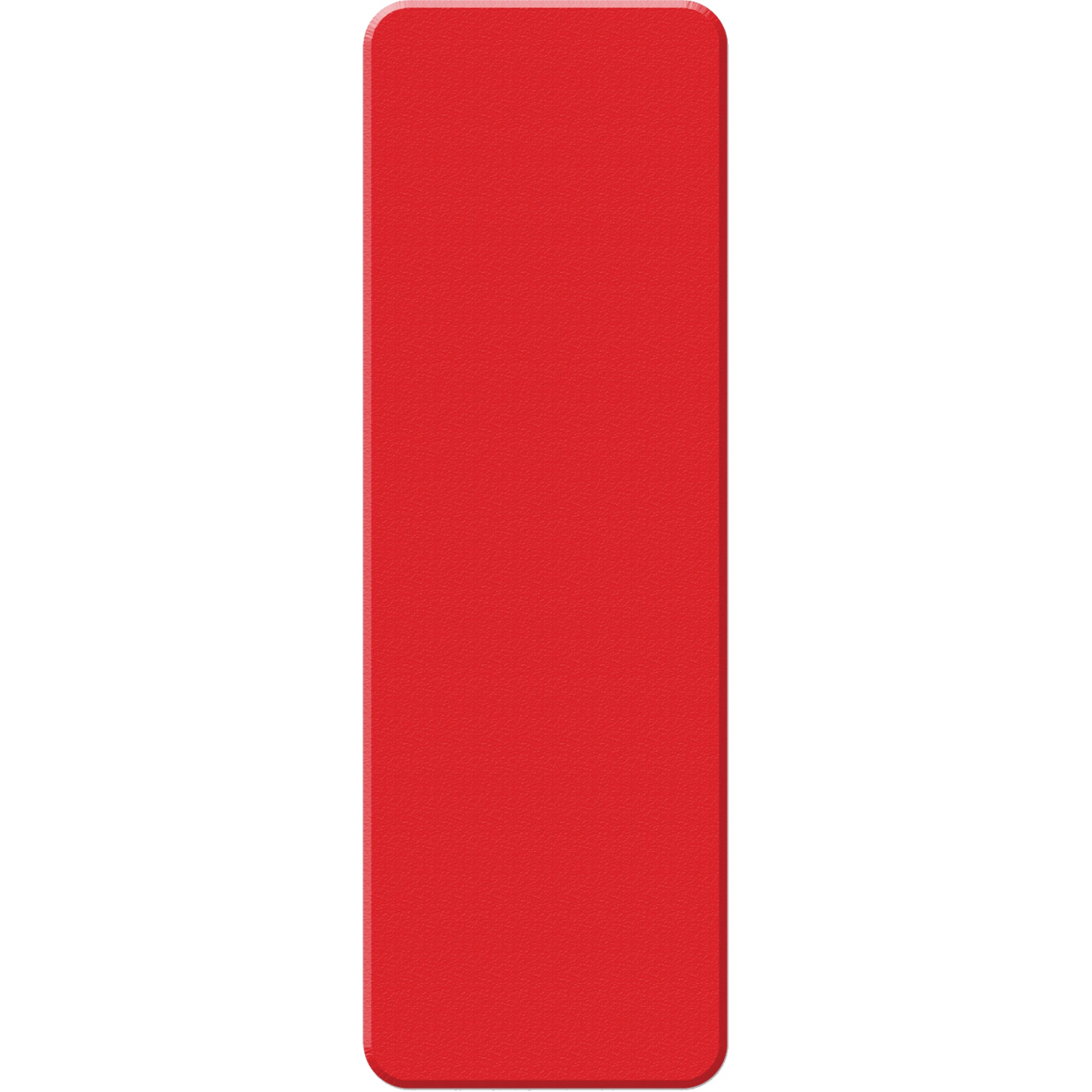 Incom Top Tape & Label Armor Stripe Lean/5S Markers, Rectangle, 6" L x 2" W, Red, Plastic